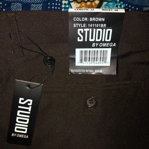 Studio by Omega Brown Dress Pants